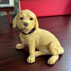 Adorable Barkers 1994 vintage  Tan Puppy Figurine